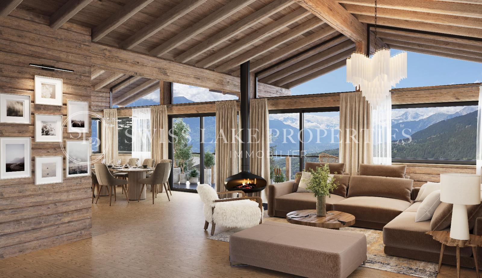 Chalets d'Exception à Crans-Montana : Un Nouveau Projet Immobilier à Bluche